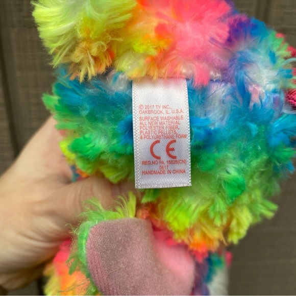 Ty Rainbow and Black Plush Owl Toy Set - Picture 9 of 16